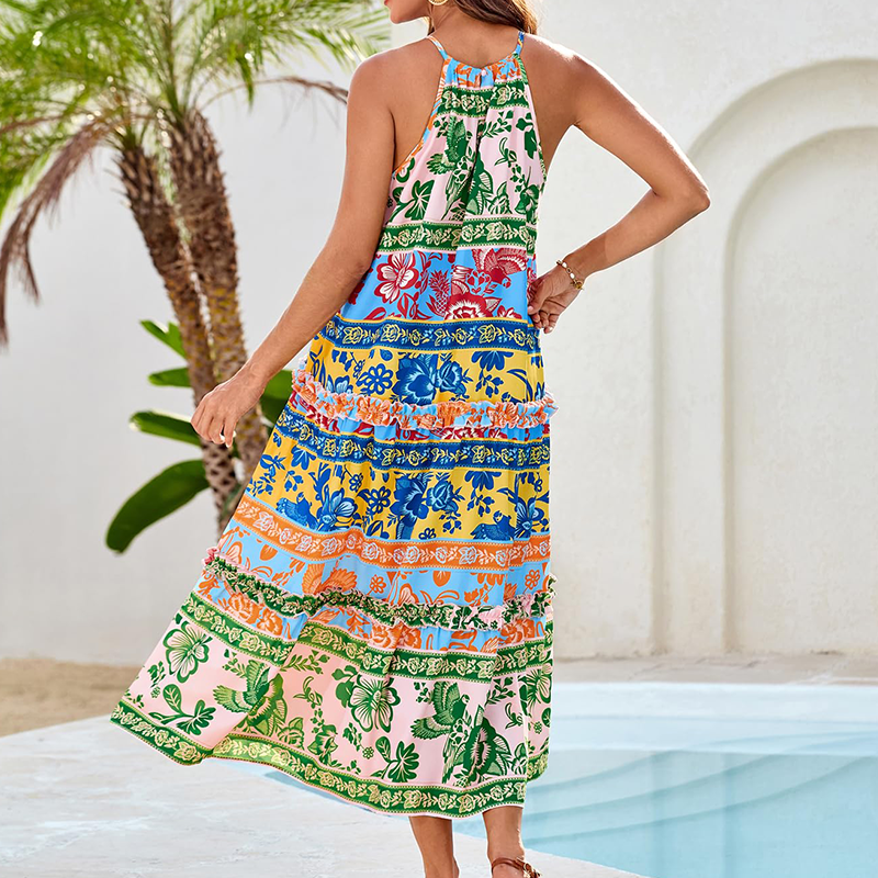 💕Women's Charming Loose Bold Print Dresses