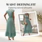 💃LAST DAY SALE 50% OFF!!⏰V-Neck Ruffled Waist-Defining Maxi Dress