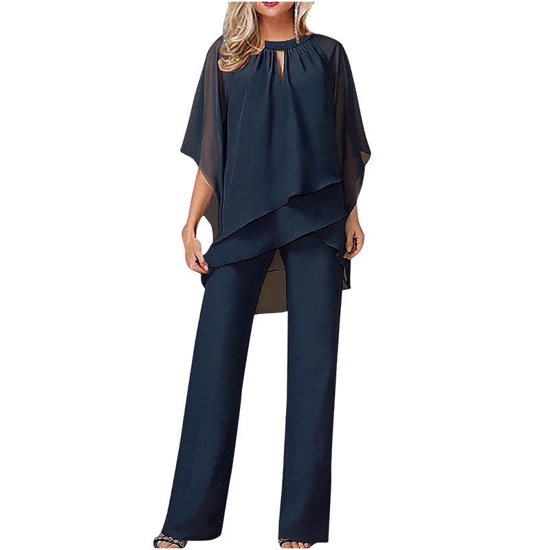 🎁New arrival 49% OFF💥 Elegant Asymmetrical Two-Piece Pant Set