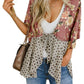 🌸Spring Sale 49% OFF🌸Women's Floral Kimono Ruffle Sleeve Tie Cardigans Flowy Boho Loose Cover Ups