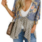 🌸Spring Sale 49% OFF🌸Women's Floral Kimono Ruffle Sleeve Tie Cardigans Flowy Boho Loose Cover Ups