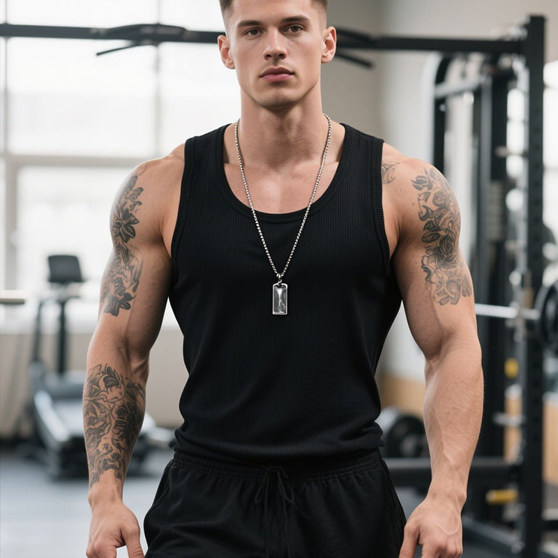Men's Cotton Fitness Tank Top
