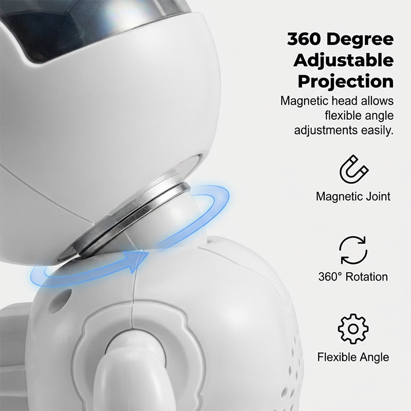Robot Astronaut Starry Sky Projector with Bluetooth Speaker
