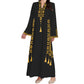 Women's Ethnic Print V-Neck Kaftan Dress