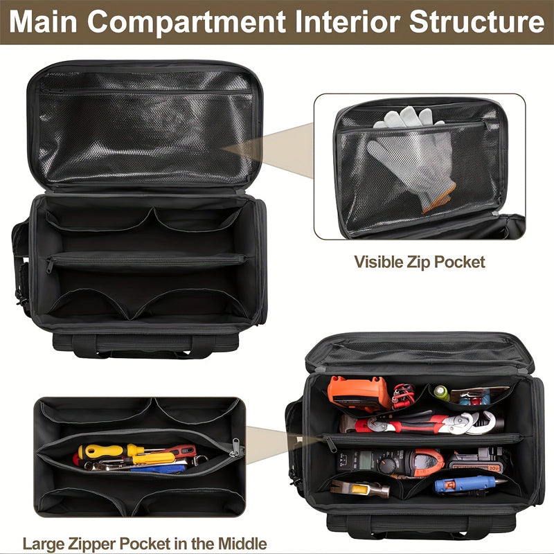 🔥2026 Hot sale 50% OFF🔥14-Inch Heavy-Duty Canvas Tool Bag 2