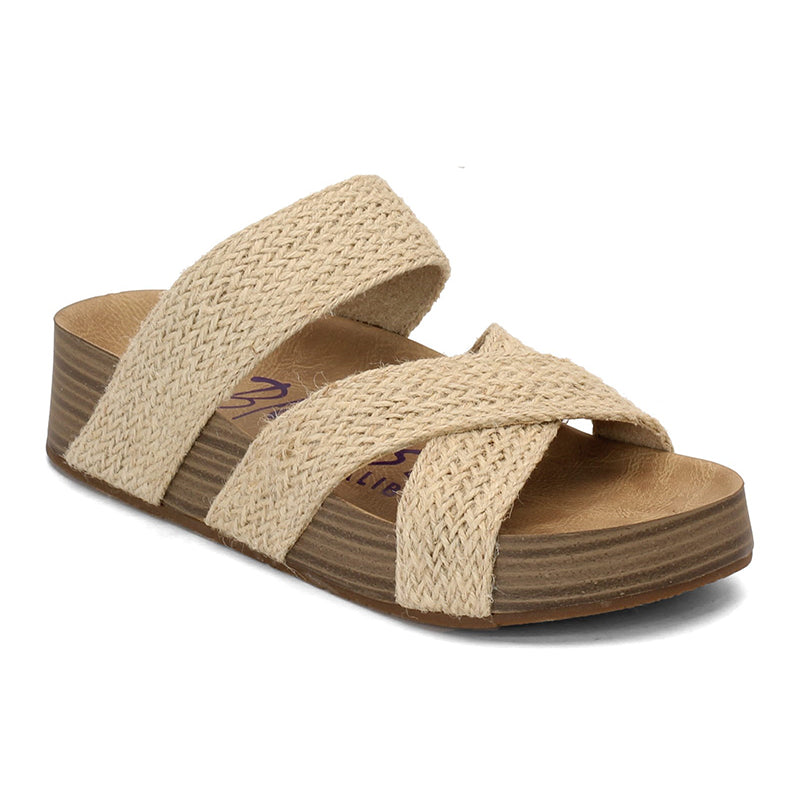 🎁2026 New Arrivals 50% OFF|Criss-Cross Woven Strap Wedge Sandals|Comfortable, Stylish & Perfect for Summer Days ☀️
