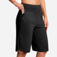 ⏰2026 Summer Hot Sale 49% OFF🔥Women's Bermuda Shorts with Pockets -👍Knee Length Athletic Casual Long Shorts