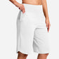 ⏰2026 Summer Hot Sale 49% OFF🔥Women's Bermuda Shorts with Pockets -👍Knee Length Athletic Casual Long Shorts