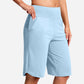 ⏰2026 Summer Hot Sale 49% OFF🔥Women's Bermuda Shorts with Pockets -👍Knee Length Athletic Casual Long Shorts
