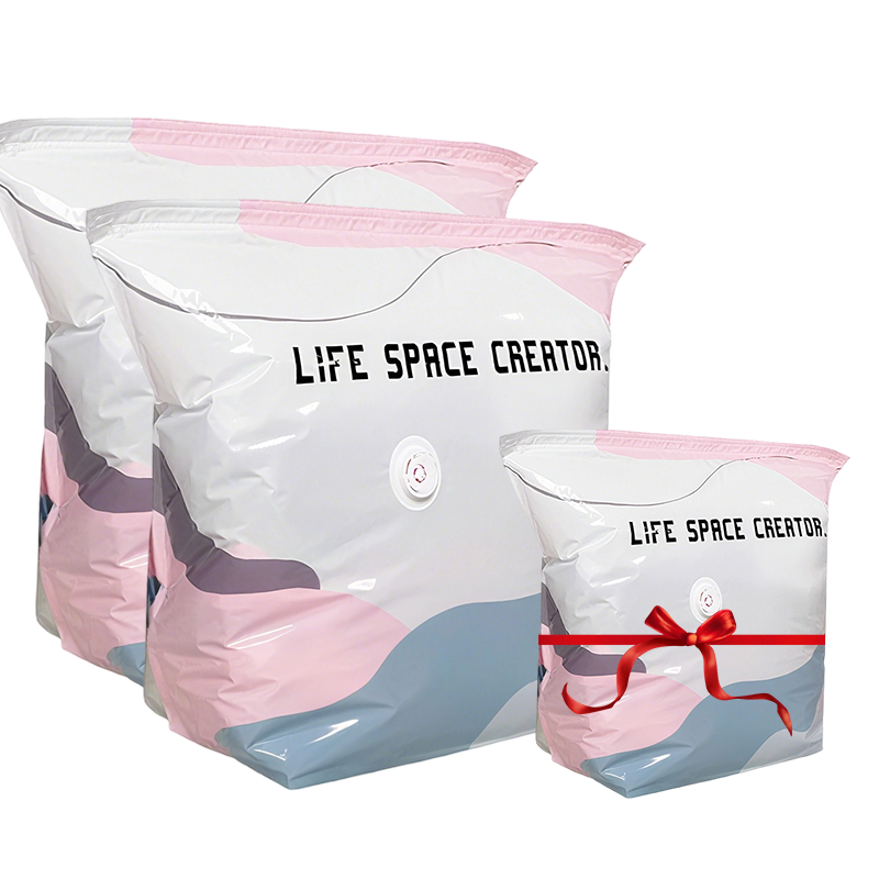 🥳LAST DAY BUY 2 GET 1 FREE!!💞50K+ SOLD!🧳💨 No‑Pump Vacuum Storage Bags – Press & seal, no pump needed. Saves 80% space, keeps clothes dry & dust‑free. Perfect for bulky bedding & off‑season gear. 🛏️🗄️
