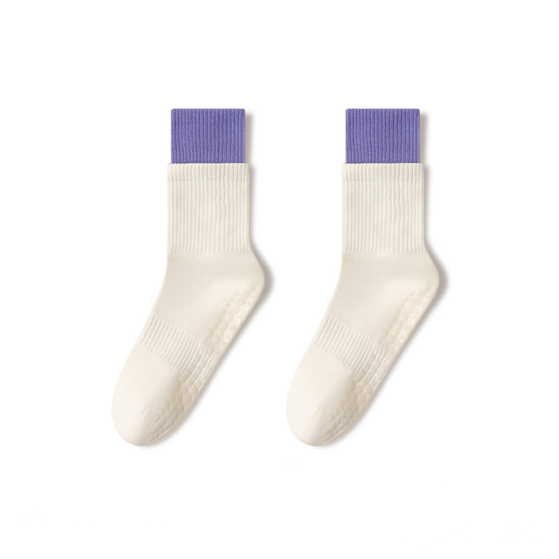 Cloud-Soft Pilates Crew Grip Socks