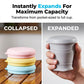 🔥Collapsible Silicone Travel Cup with Lid