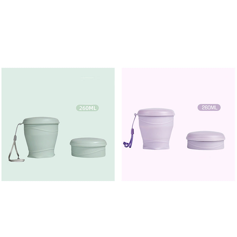 🔥Collapsible Silicone Travel Cup with Lid