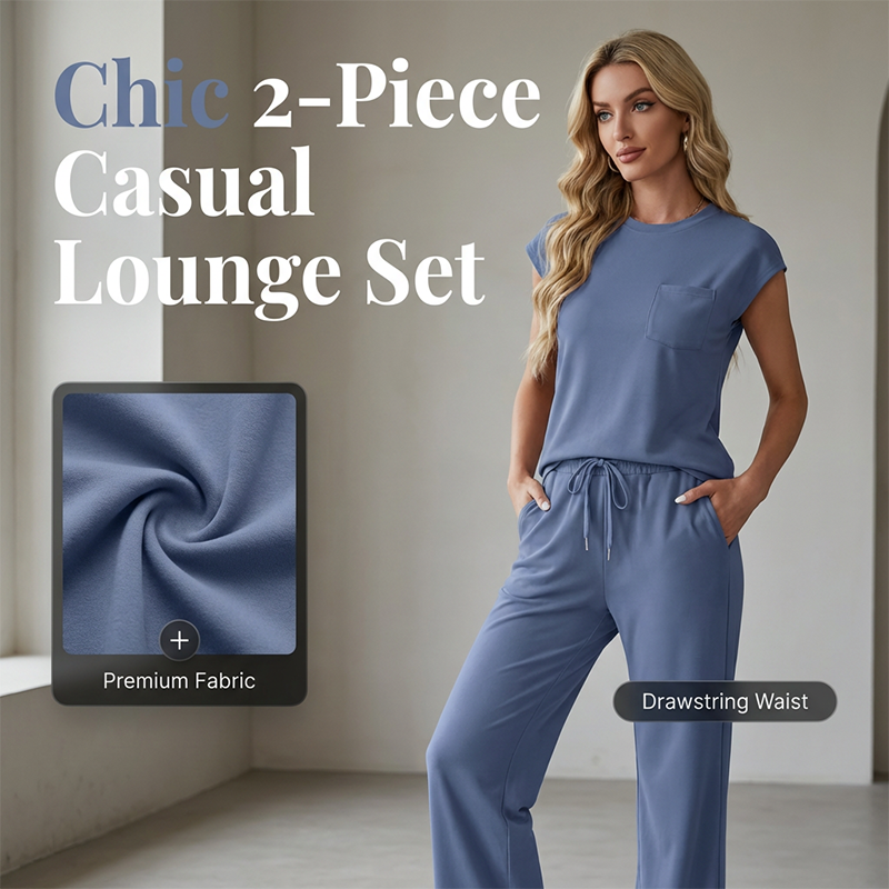 Women's 2 Piece Casual Lounge Set