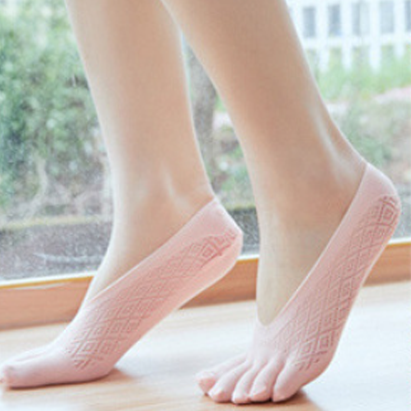 ✨Orthopedic Invisible Toe Socks|Summer Five-Toe Shallow Socks🌸
