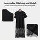 Modern Layered-Look Tee Dress with Lace Hem