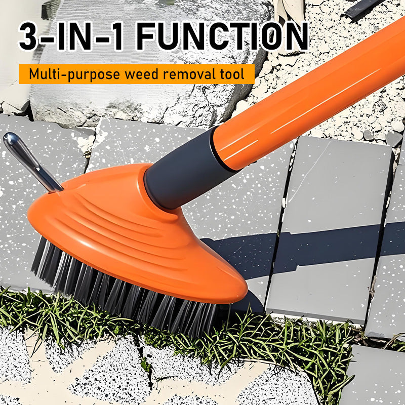 🎁2026 New Arrivals 50% OFF💥 3-in-1 Weeding Wire Brush Tools Set –Perfect for Patios, Driveways & Garden Paths 🏡