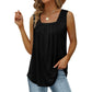📢📢60% OFF !! ⏰Women's Square Neck Sleeveless Vest T-Shirt