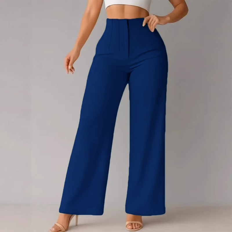🥳2026 HOT SALE🥳Women’s Solid Color Casual Wide Leg Pants