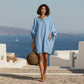 🔥Women's Oversized Batwing Sleeve Dress