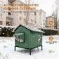 ⏰🔥LIMITED TIME 50% OFF! 🐈 All-Weather Elevated Outdoor Cat House – Waterproof, Insulated & Foldable for Cozy Comfort 🌧️✨~