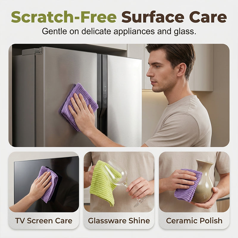 🏆 Last Day Special Price £9.99 ! 🔥Buy 2 Get 1 Free🎁Multipurpose Reusable Tear-Off Cleaning Cloth Roll