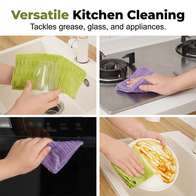 🏆 Last Day Special Price £9.99 ! 🔥Buy 2 Get 1 Free🎁Multipurpose Reusable Tear-Off Cleaning Cloth Roll