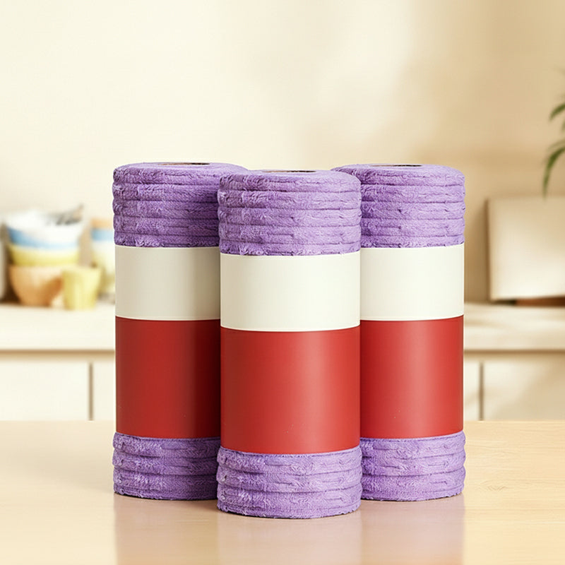 🏆 Last Day Special Price £9.99 ! 🔥Buy 2 Get 1 Free🎁Multipurpose Reusable Tear-Off Cleaning Cloth Roll