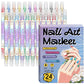 🥳2026 HOT SALE🥳💞50K+ SOLD!✨🎨 50% OFF! Dual-Tip Nail Art Marker Pen SetQuick‑dry, no UV lamp. Fine & brush tips. Easy DIY at home.💅🖌️
