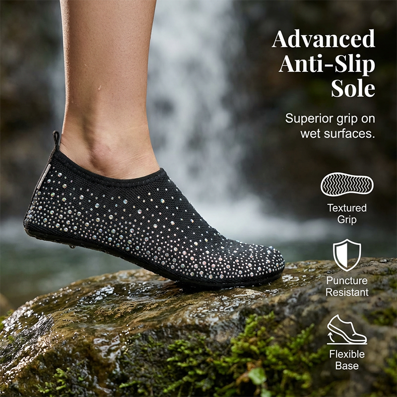 🏖️Summer Hot Sale-50% OFF🌊👣Womens Barefoot Water Shoes Travel House Slippers for Indoor and Outdoor