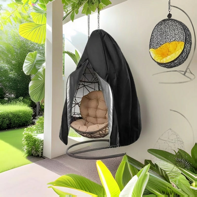 🥳2026 HOT SALE🥳💞50K+ SOLD!⏰🪑 50% OFF! Heavy‑Duty Waterproof Hanging Egg Chair Cover – UV resistant, durable Oxford cloth, easy zipper. Protects year‑round. ☀️✨