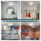 🏆LAST DAY SALE 49% OFF🔥SmartBreez™ 40W LED Ceiling Fan Light – 20.5” Ultra-Quiet with Remote 🎯 | E27 + FREE B22 Adapter 🔌 | For Bedroom 😴, Kitchen 👩‍🍳 & Garage 🛠️ – UK Ready! 🇬🇧（副本）