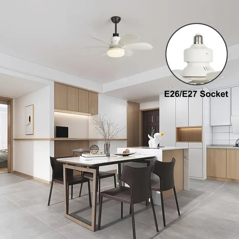🏆LAST DAY SALE 49% OFF🔥SmartBreez™ 40W LED Ceiling Fan Light – 20.5” Ultra-Quiet with Remote 🎯 | E27 + FREE B22 Adapter 🔌 | For Bedroom 😴, Kitchen 👩‍🍳 & Garage 🛠️ – UK Ready! 🇬🇧（副本）