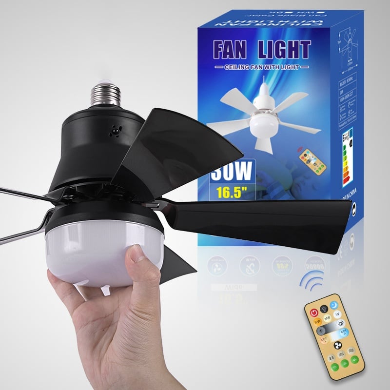 🏆LAST DAY SALE 49% OFF🔥SmartBreez™ 40W LED Ceiling Fan Light – 20.5” Ultra-Quiet with Remote 🎯 | E27 + FREE B22 Adapter 🔌 | For Bedroom 😴, Kitchen 👩‍🍳 & Garage 🛠️ – UK Ready! 🇬🇧（副本）