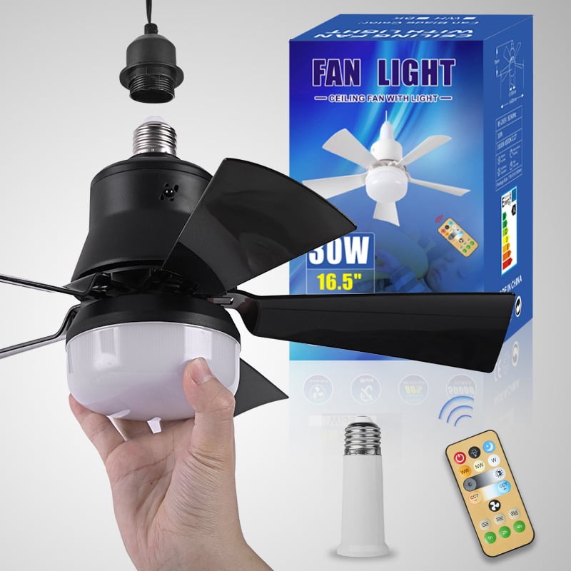 🏆LAST DAY SALE 49% OFF🔥SmartBreez™ 40W LED Ceiling Fan Light – 20.5” Ultra-Quiet with Remote 🎯 | E27 + FREE B22 Adapter 🔌 | For Bedroom 😴, Kitchen 👩‍🍳 & Garage 🛠️ – UK Ready! 🇬🇧（副本）