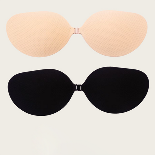 Push-Up Backless Sticky Bra with Front Clasp