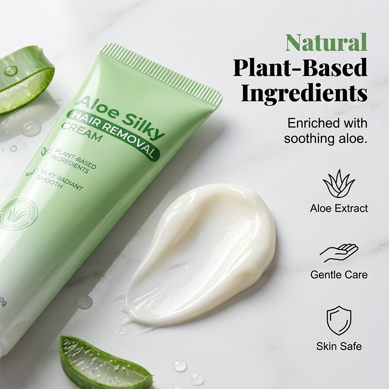 🏆 Last Day Special Price £9.99! 🔥Buy 1 Get 1 Free🎁Gentle Aloe Vera Hair Removal Cream💖