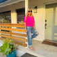 Summer V-Neck Ribbed Fit Short Sleeve Top