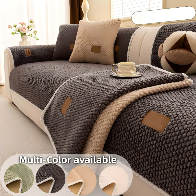 🛋️ Thickened Non-Slip Sofa Cover – Ultra-Soft, Washable & Pet-Friendly, 3 Colours ✨🐾