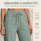 🌞Summer Hot Sale-60% Off!!🌿Women's Solid-Color Pleated Cotton-Linen Cropped Pants