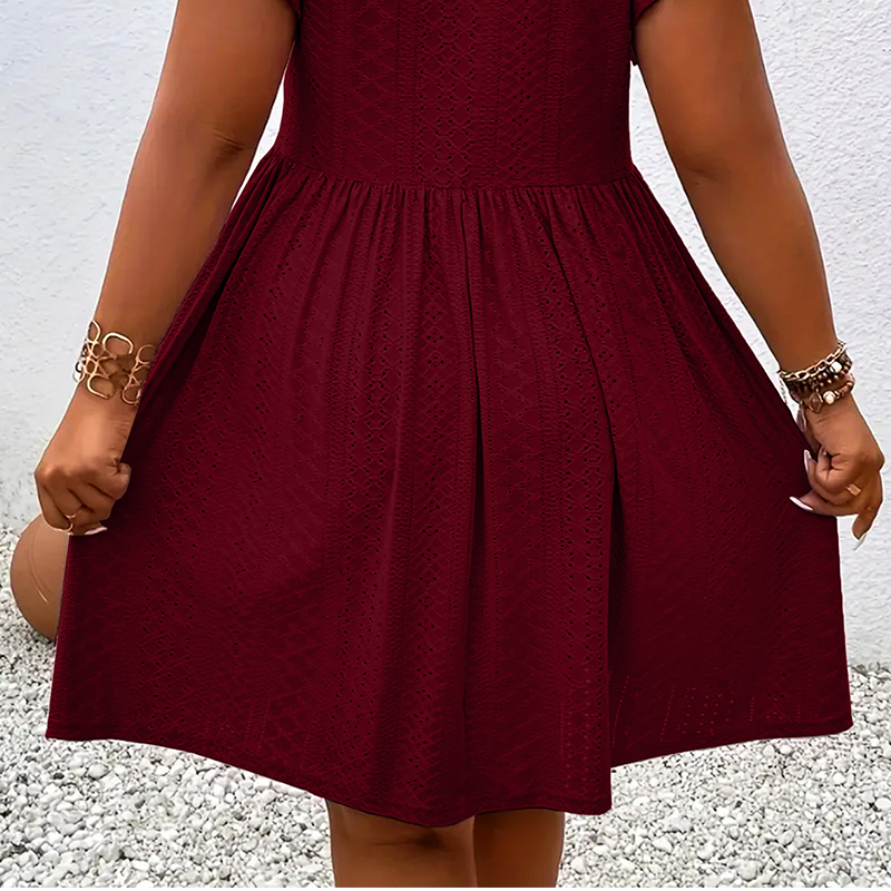 🌻60% OFF FLASH SALE! ✨Women's V-Neck Ruffle Trim Dress