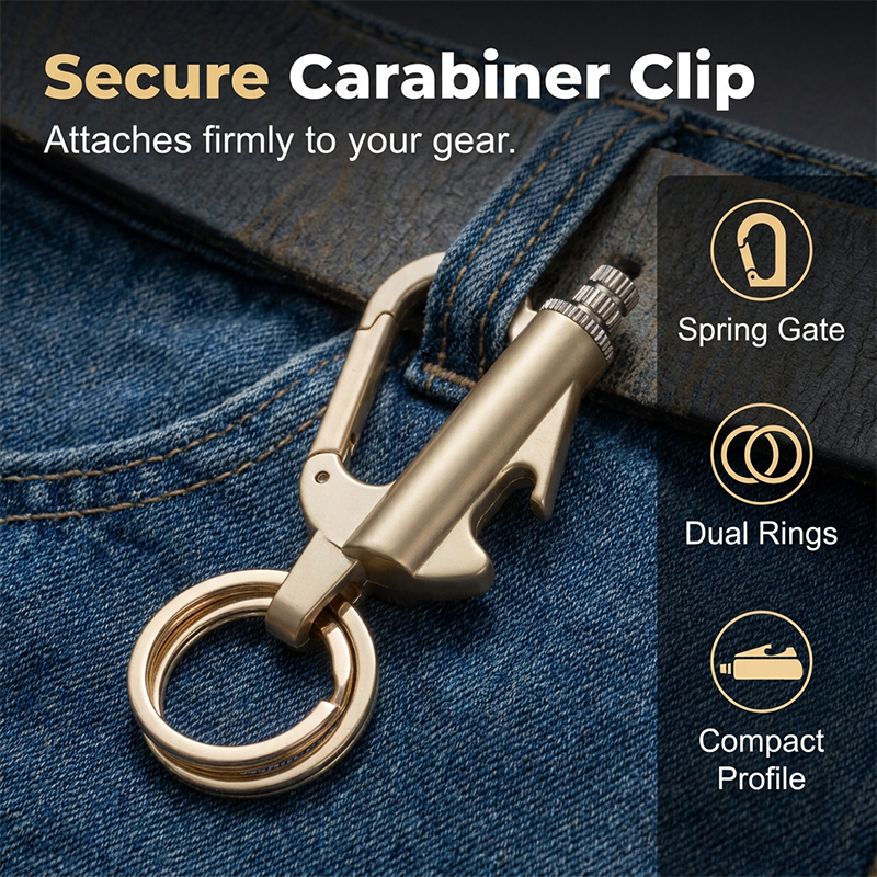 Multifunctional Permanent Match Keychain 🌨️Waterproof & Windproof Ignition – Survival Tool for Camping & Emergency 🏕️