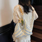 Artisanal Woven Tote with Inner Lining
