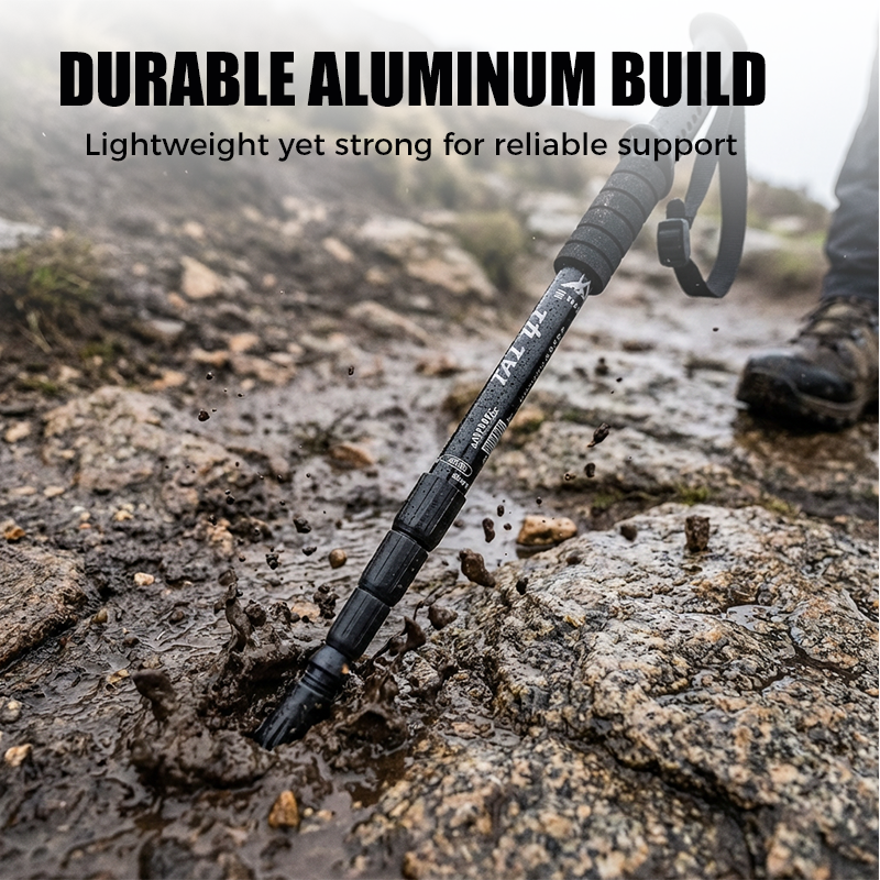 ⛰️ Last Day Special Price £9.99 ! ✨ Adjustable Aluminum Alloy Trekking Pole – Durable, Shock-Absorbing, Lightweight 🌲