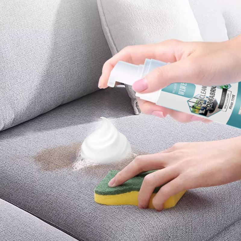🧼BUY 2 GET 1 FREE ! 🛋️Fabric Foam Dry Cleaner Spray – No Water Rinse, Instant Stain Removal for Sofa, Carpet, Curtain & Upholstery, Quick Dry Household Fabric Stain Remover