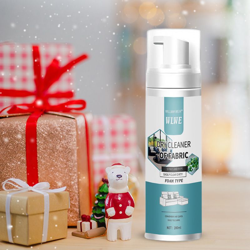 🧼BUY 2 GET 1 FREE ! 🛋️Fabric Foam Dry Cleaner Spray – No Water Rinse, Instant Stain Removal for Sofa, Carpet, Curtain & Upholstery, Quick Dry Household Fabric Stain Remover