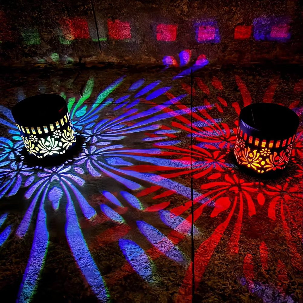 🌞 50% OFF NOW! 🌀 Solar Mandala Light – Stunning Pattern Projection, 2-in-1 Floor & Wall Design & IP65 Waterproof Auto On/Off