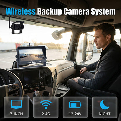 🎁2026 New Arrivals 50% OFF💥7-Inch Wireless Backup Camera – HD, Stable Signal, Universal ⏪