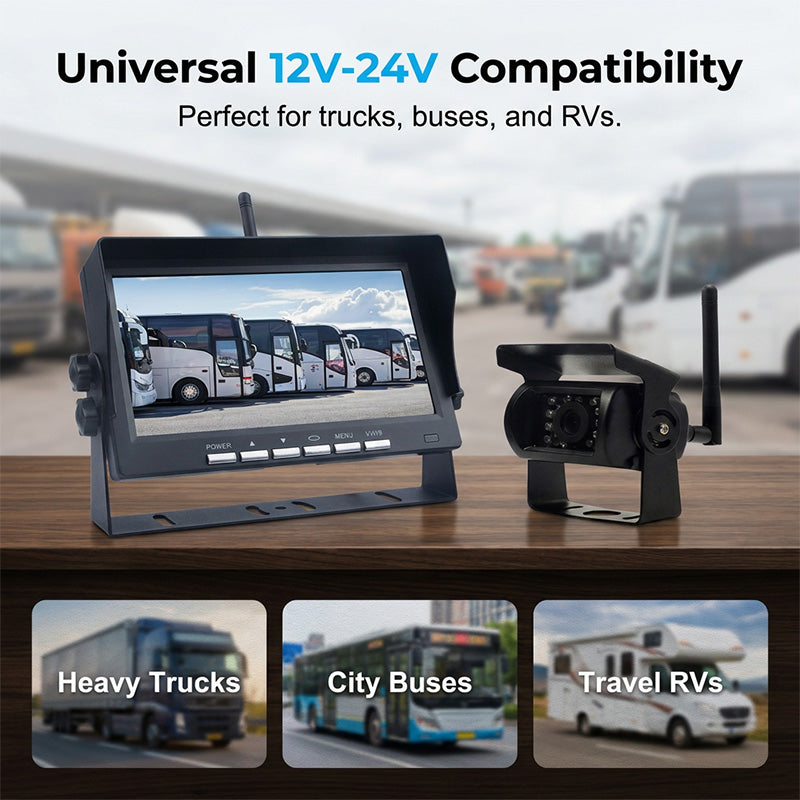 🎁2026 New Arrivals 50% OFF💥7-Inch Wireless Backup Camera – HD, Stable Signal, Universal ⏪