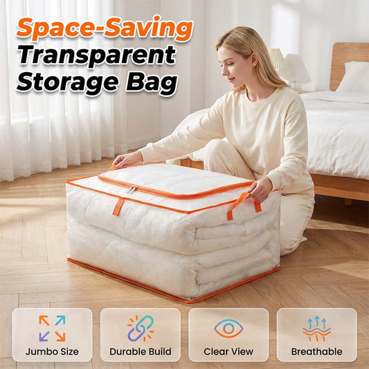 Large Capacity Transparent Mesh Storage Bag